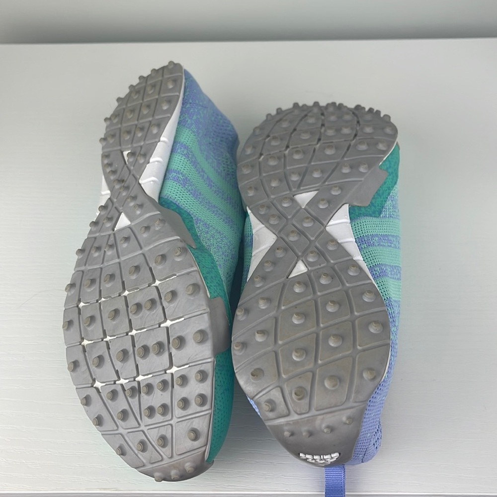 Adidas Lightweight Mint Green Knit Sneakers Women’s Size 7.5 - Picture 10 of 11